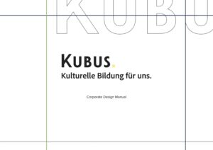 kubus spezifikationen logo typo farben 1